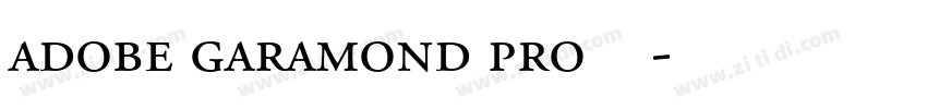 adobe garamond pro字体下载字体转换